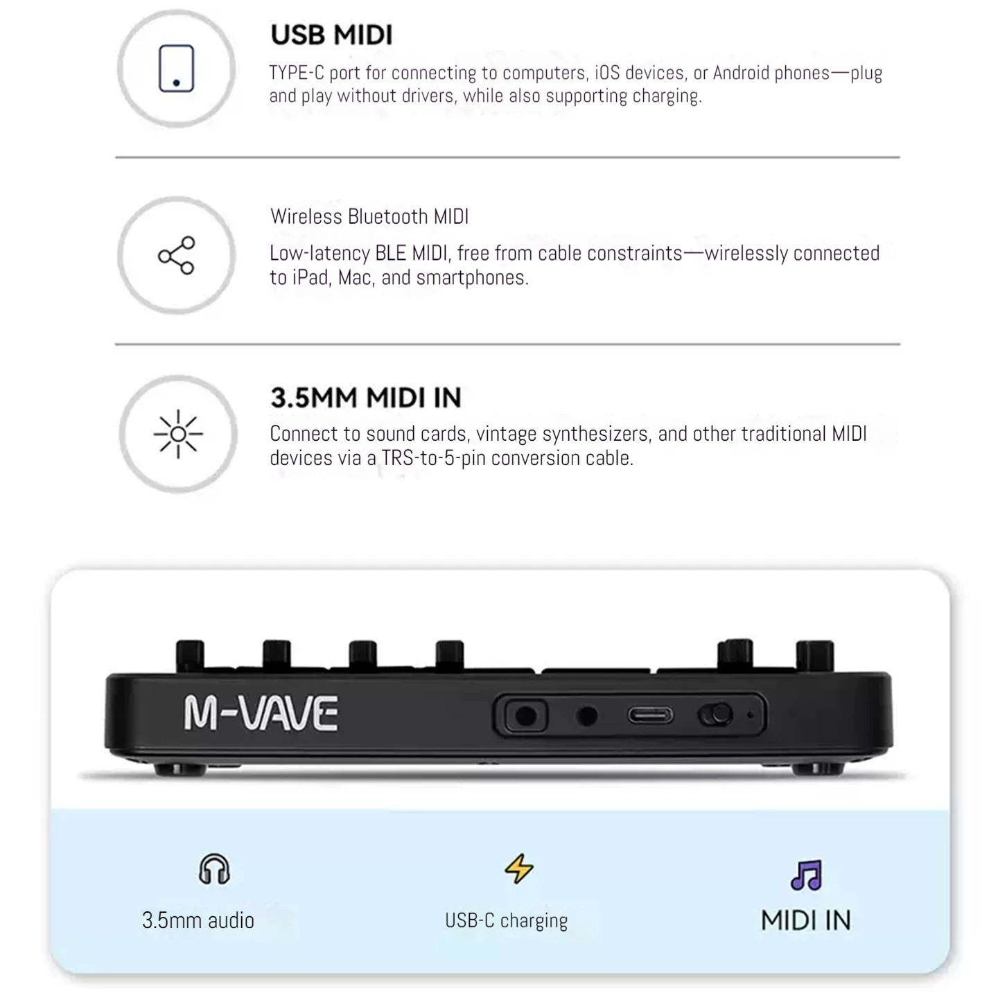 Teclado sintetizador de bolsil - Speakers reseña y precio
