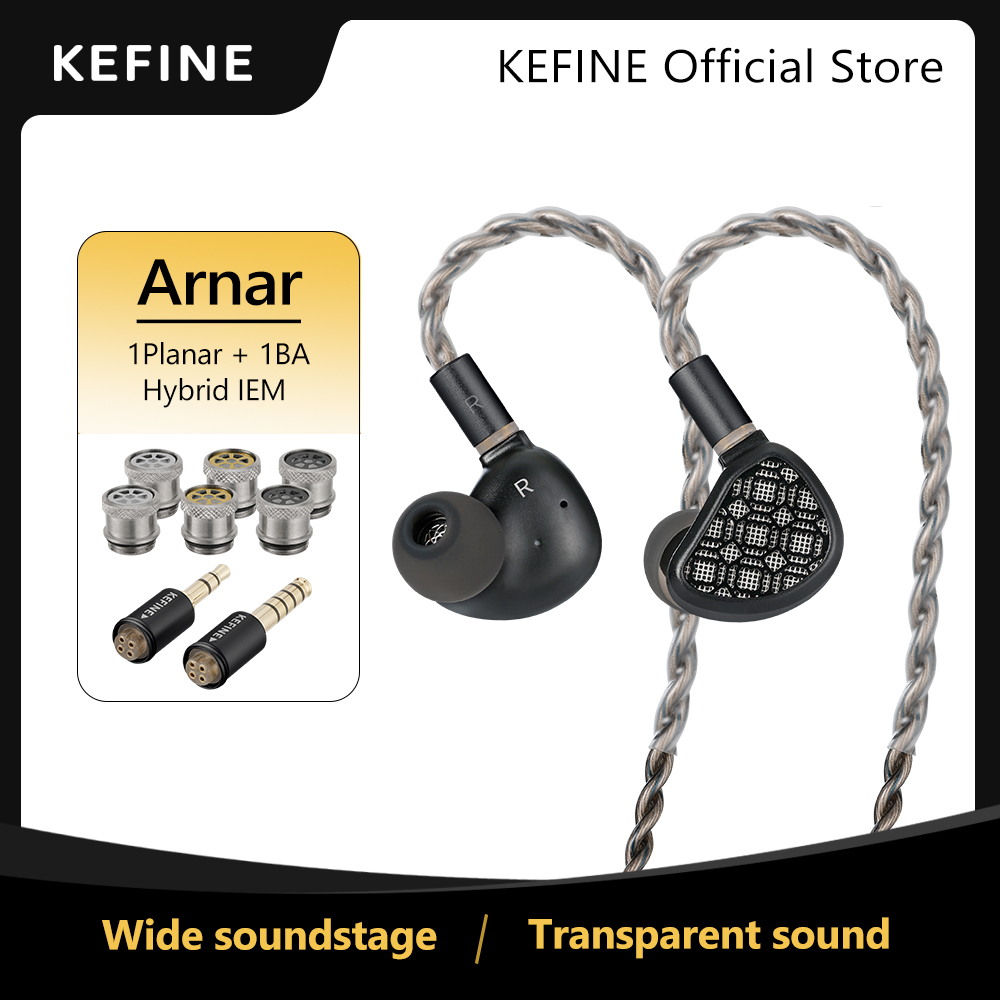 Audífonos KEFINE Arnar con Dri - Planar Magnetic Iem Earphones reseña y precio