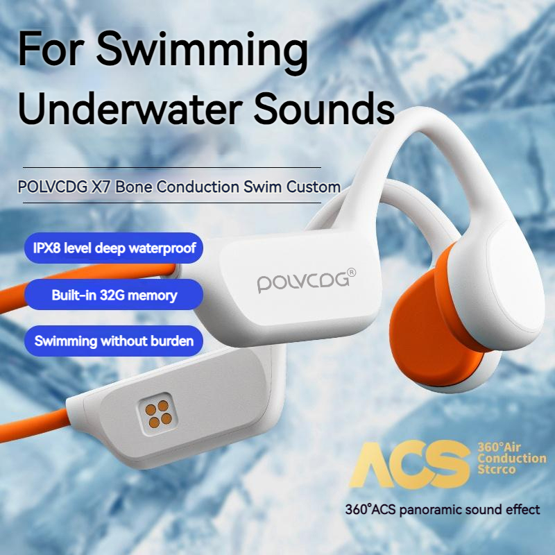 POLVCDG Auriculares de Conducc - Bone Conduction Running Headphones reseña y precio