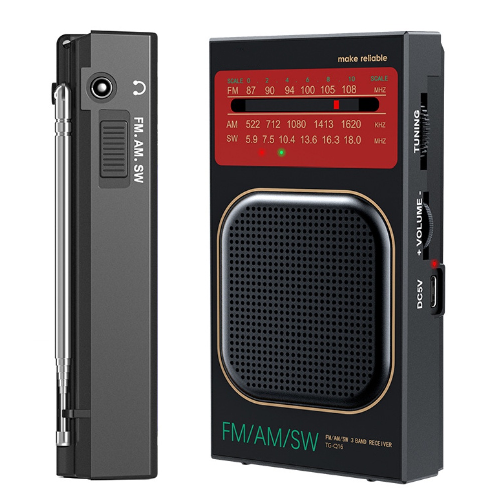 Radio portátil compacta y reca - Speakers reseña y precio
