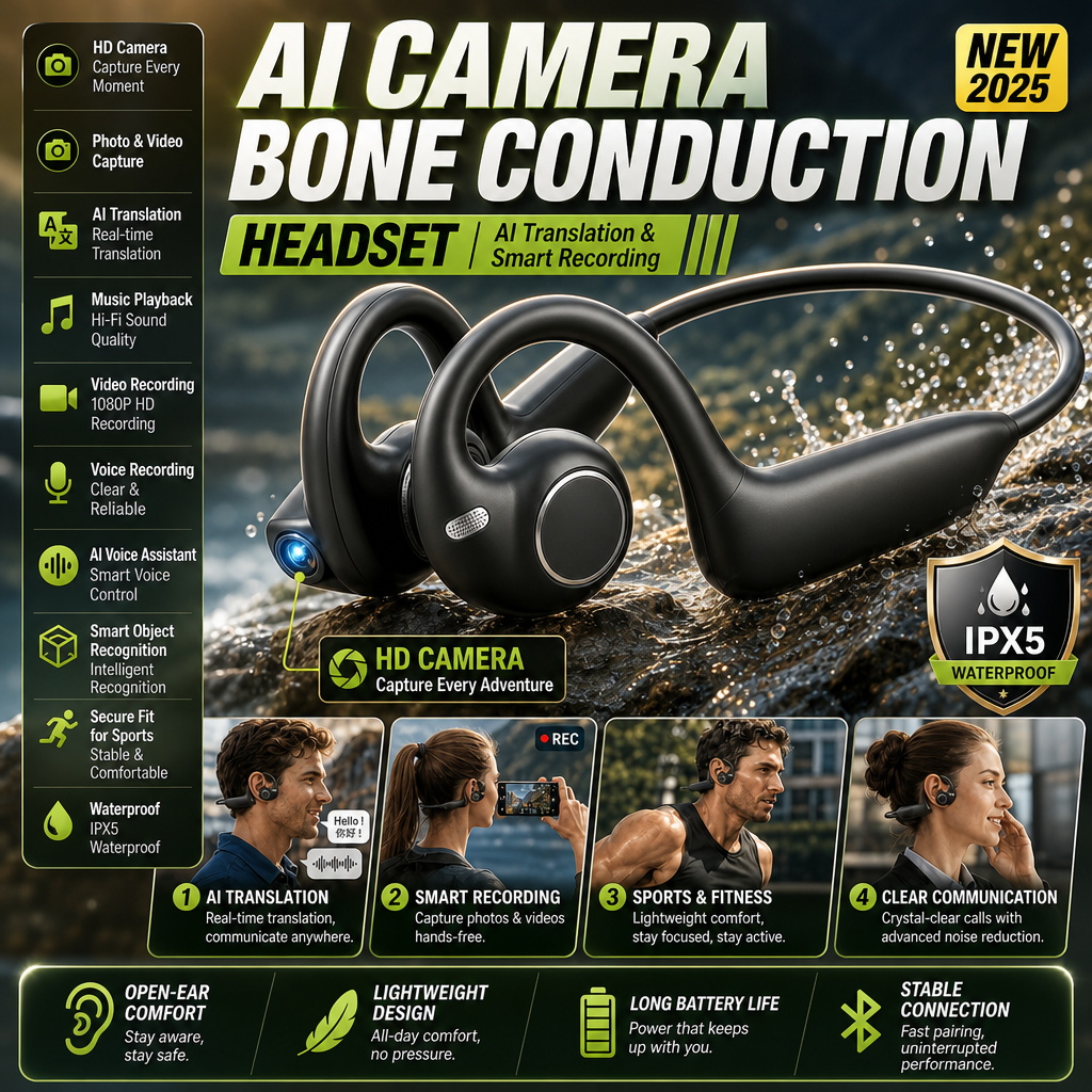Auriculares de conducción ósea - Bone Conduction Running Headphones reseña y precio